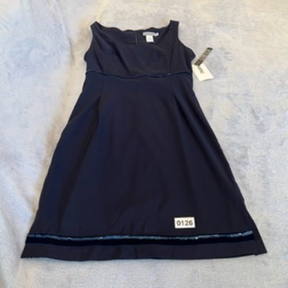 Rampage Women's Sequin Dress Junior 7 Dark Blue - Picture 15 of 15